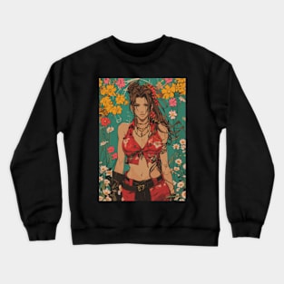 Aerith Gainsborough FF7 Final Fantasy VII Rebirth Crewneck Sweatshirt